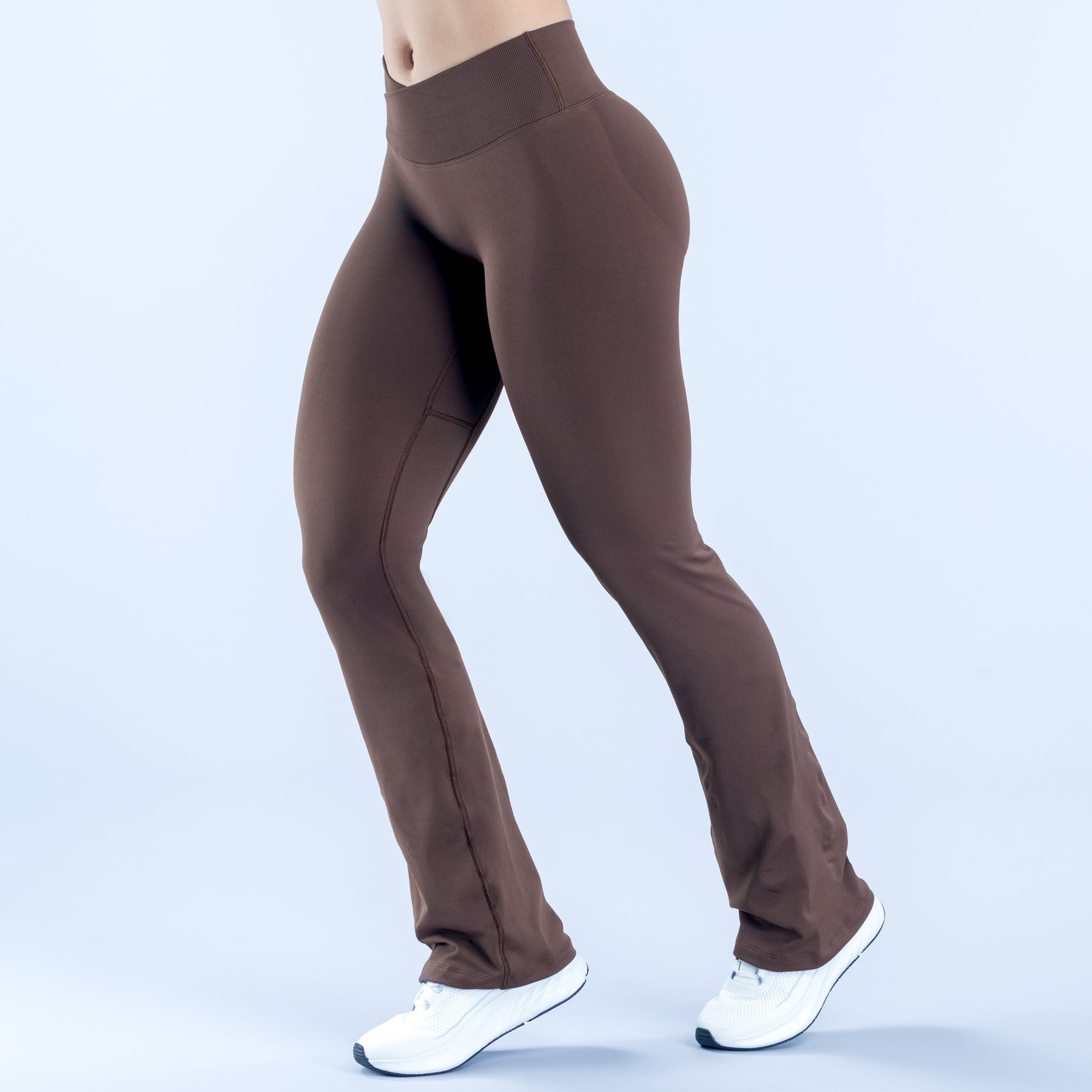 seamless wide‑leg leggings